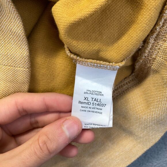 L.L. Bean Men’s 1/4 Zip Pullover Casual Sweater Size XL  Tall Cotton,Long Sleeve - Picture 7 of 11